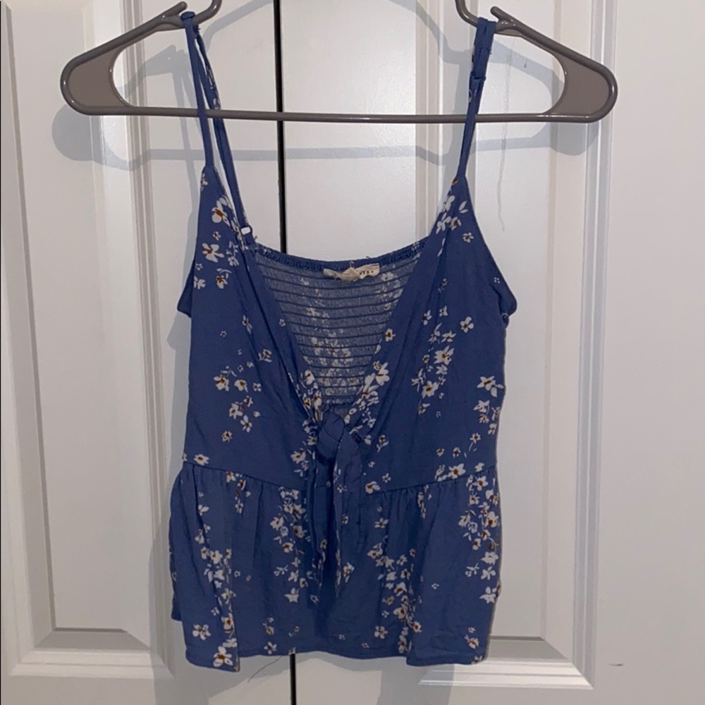 Pacsun - Blue Floral Tank